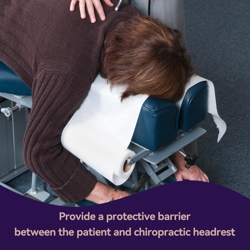[Australia - AusPower] - Jointown Headrest Paper Rolls, 8.5" x 225'- 2 Rolls - Smooth Disposable Face Cradle Surface Paper Spool for Medical, Exam and Chiropractic Tables Smooth 2-Rolls 