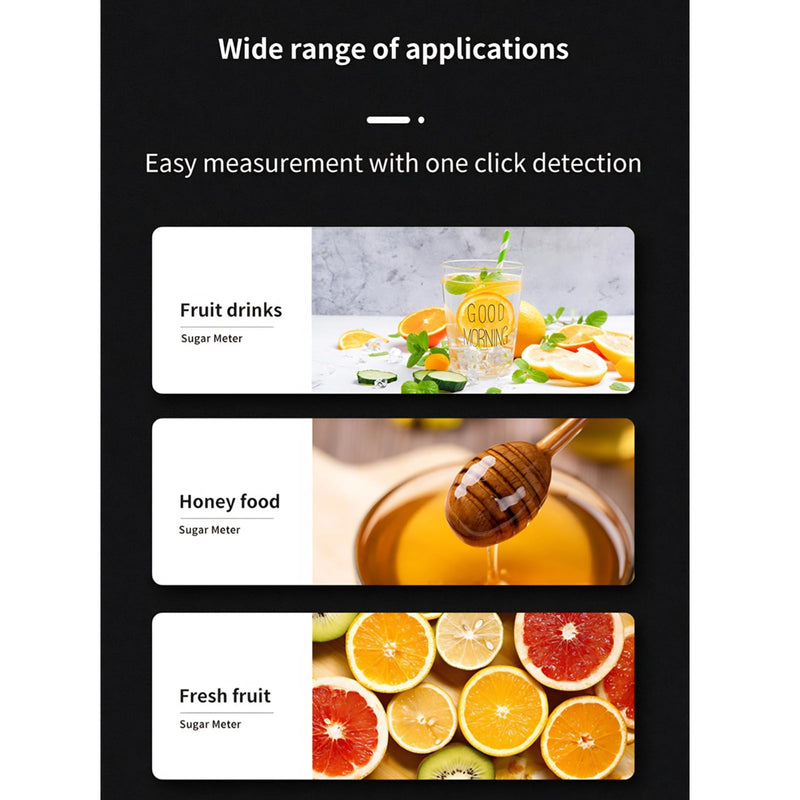 [Australia - AusPower] - Digital Brix Refractometer for Fruit Juice Vegetable Coffee, Weight Loss Skin Care Sugar Control Essential, 0-55% Range High Accuracy Portable Brix Meter for Liquid Sugar 