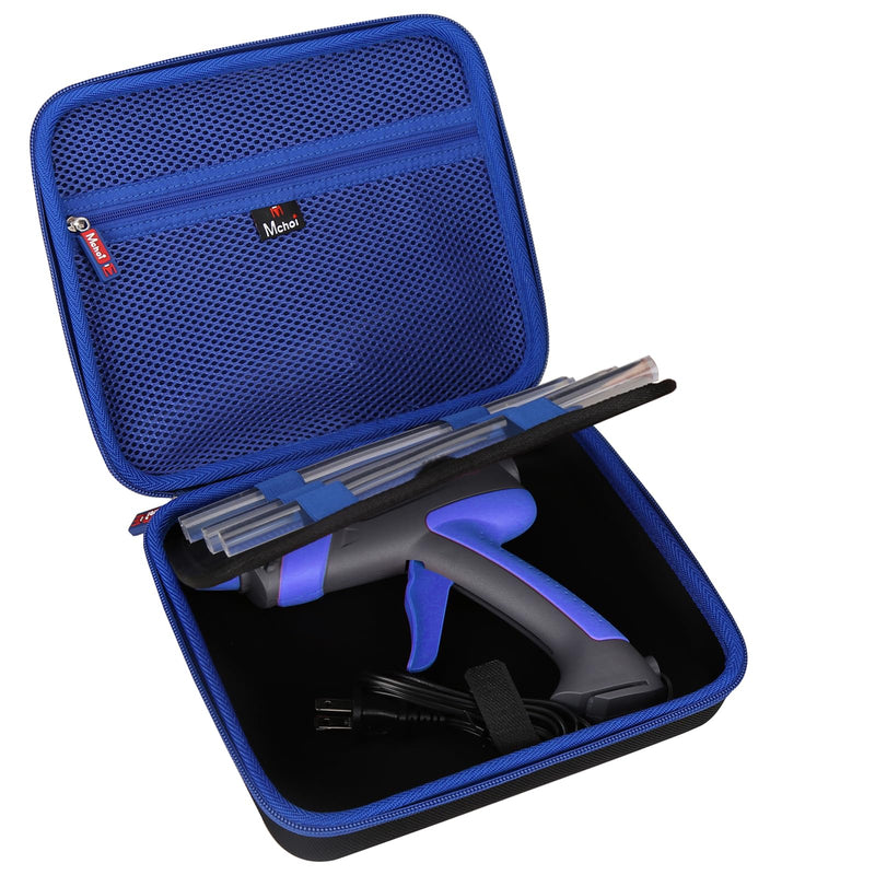 [Australia - AusPower] - Mchoi Hard Case Suitable for Chandler Tool 60W High Temp Large Glue Gun Stand-Up base & 12 Glue Sticks, Waterproof Shockproof Hot Glue Gun Protective Case, Case Only 