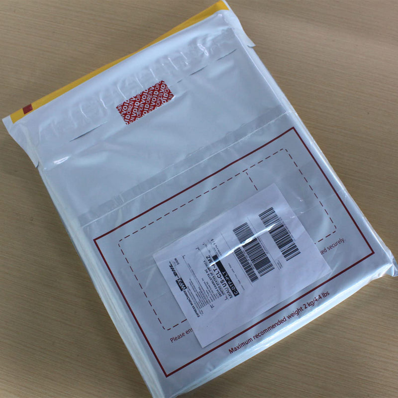 100pcs 25x60mm Red Total Transfer Tamper Evident Security Void Stickers/Labels/Seals with Barcode