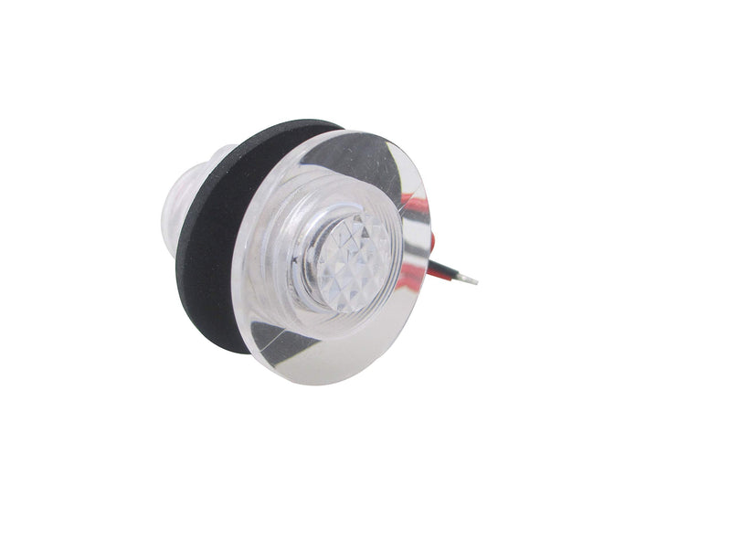 Pactrade Marine 4 Pieces Boat LED Livewell Round Button White Courtesy Light OEM Waterproof