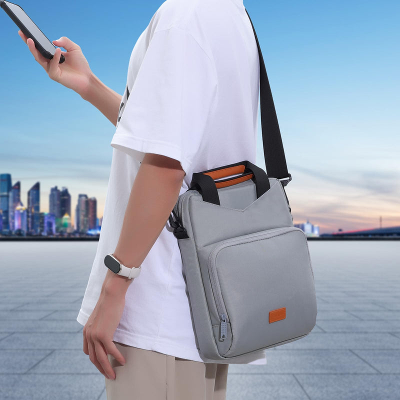 [Australia - AusPower] - 9-11 Inch Tablet Carrying Case Bag, Padded Travel Sleeve for iPad Pro 11 (2022-2018), iPad 10.9, iPad Air (5/4th Gen), Galaxy Tab S9/S8 (Gray) Gray 