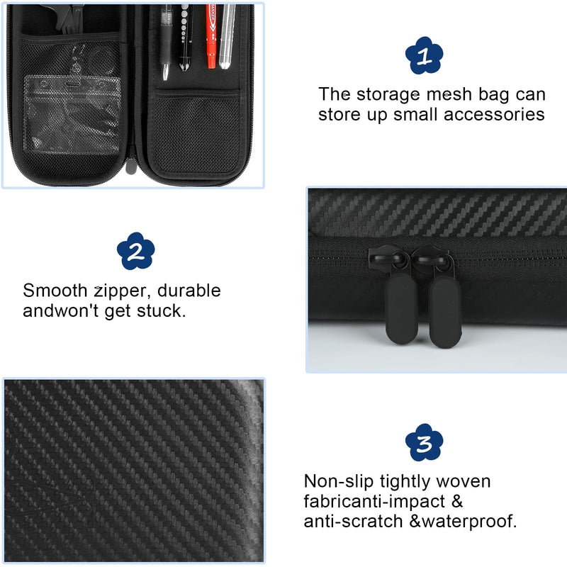 [Australia - AusPower] - 11 pcs Stethoscope Case Kits,Stethoscope Carrying Case for 3M Littmann Classic III,Stethoscope Holder with Pocket for Nurse Accessories for Work,Include Penlight, Bandage Wraps Black With Accessories-Black kit 