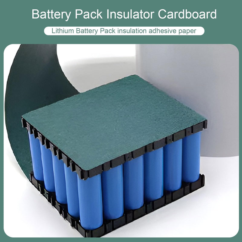 Electrical Insulating Adhesive Paper 200mm(7.9in) Width 3M Length Self Adhesive, Battery Pack Insulator Film Gasket for 18650 21700 26650 Battery Pack, 0.2mm Thickness, Green