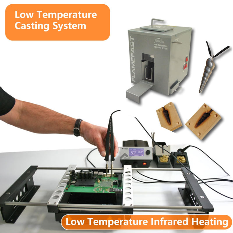 2 Lbs Cerrosafe Metal | Low-Melting Point 158-190℉ Bismuth-Based Alloy Ingot | Ideal for Barrel Casting, Measuring, Chamber Casting | Easy to Melt Compatible with Wood's Metal Applications (2 Lbs) 2 Pounds