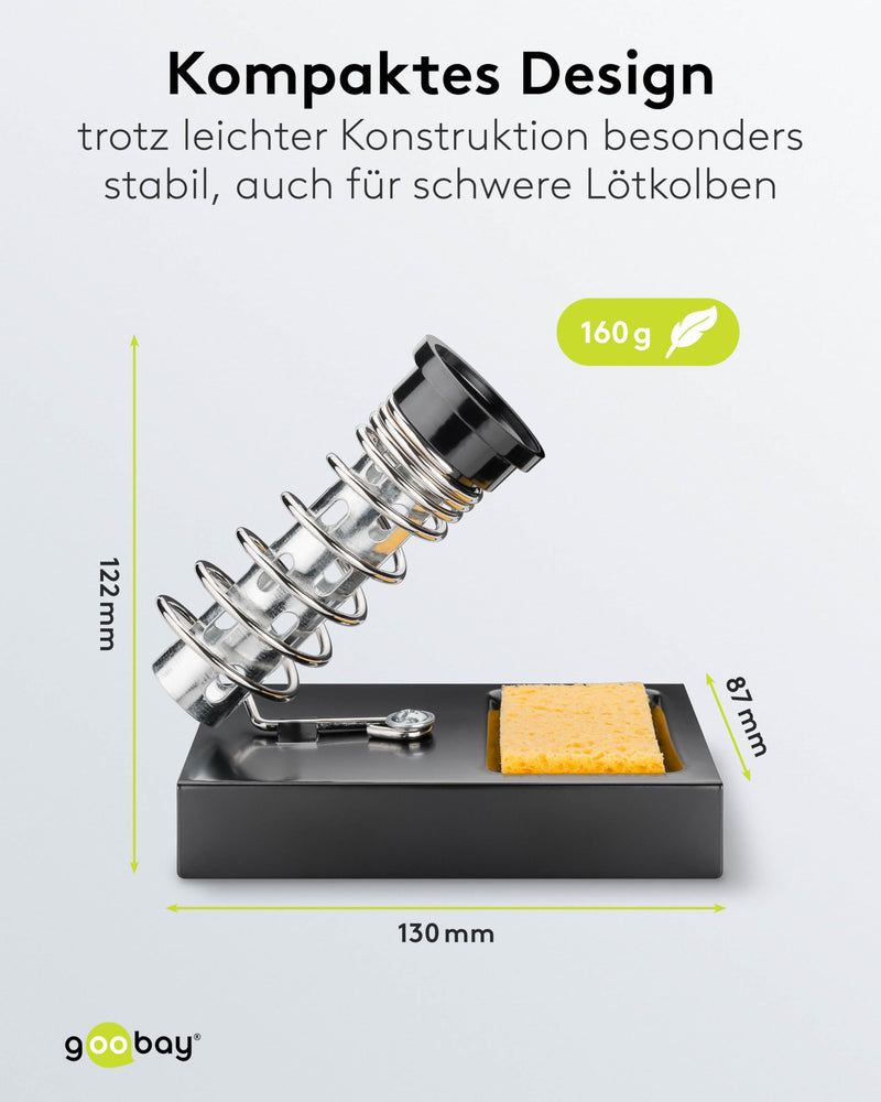 Soldering Iron Stand Universal with Soldering Sponge, Holder for Soldering Iron