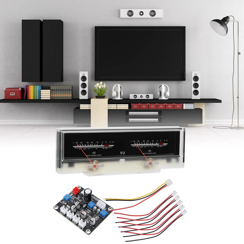 [Australia - AusPower] - VU Meter with DB Level Display, 6.1 inch, Backlight Driver Board for Audio Testing, DIY Home Car Amplifier 