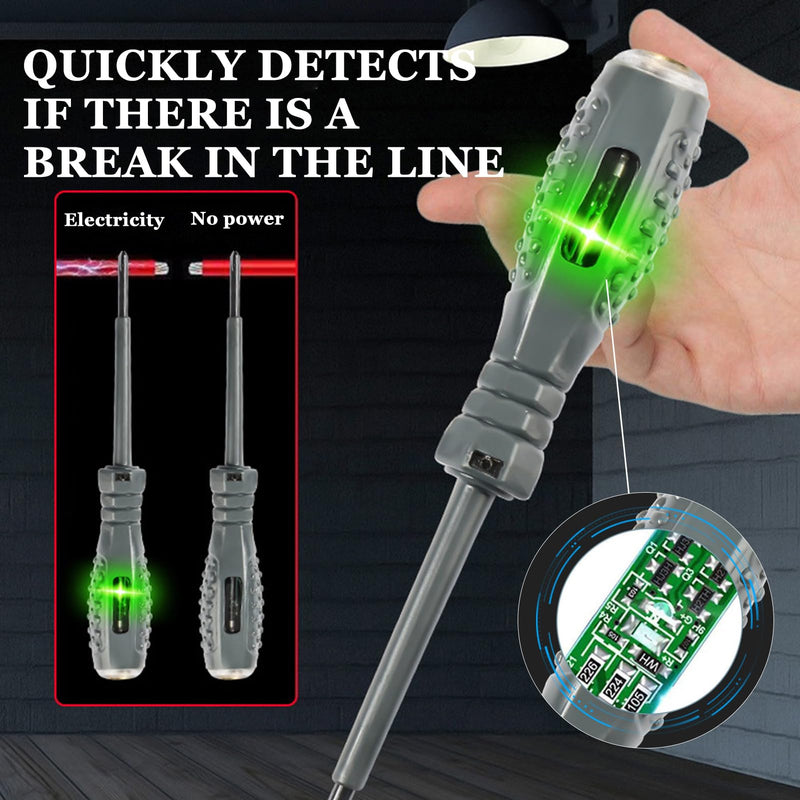 [Australia - AusPower] - 2-in-1 Screwdriver with Strong Torque and Magnet, 2 Pieces Voltage Tester Screwdriver, Phase Tester Screwdriver, Electrician Screwdriver, Power Tester Screwdriver Test Screwdriver 