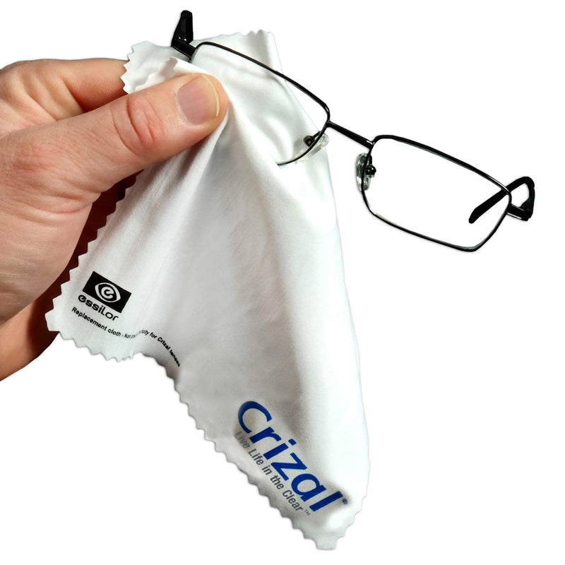 [Australia - AusPower] - Crizal Microfiber Cleaning Cloth for Glasses, 4 Pack | The Best Microfiber Cleaning Clothes for Crizal Anti Reflective Coated Lenses and Eyeglasses Lenses Cloth, 4 Pack 