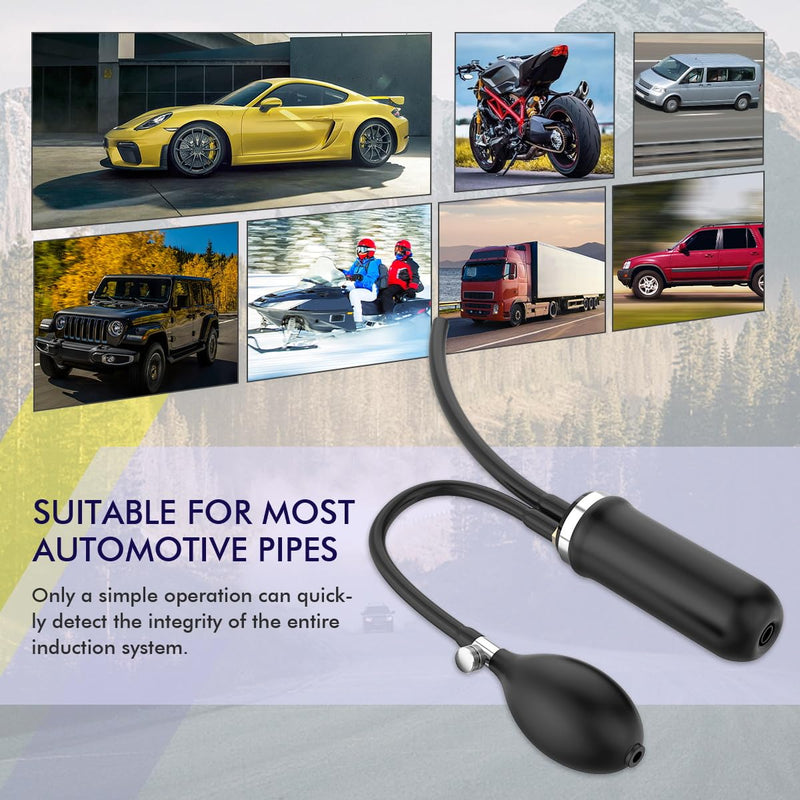 [Australia - AusPower] - CMTOOL Universal Bladder Adapter Automotive Smoke Machine Inflatable Bladder, EVAP Smoke Machine Leak Tester Adaptor, Intake Exhaust Leak Detector Tool 