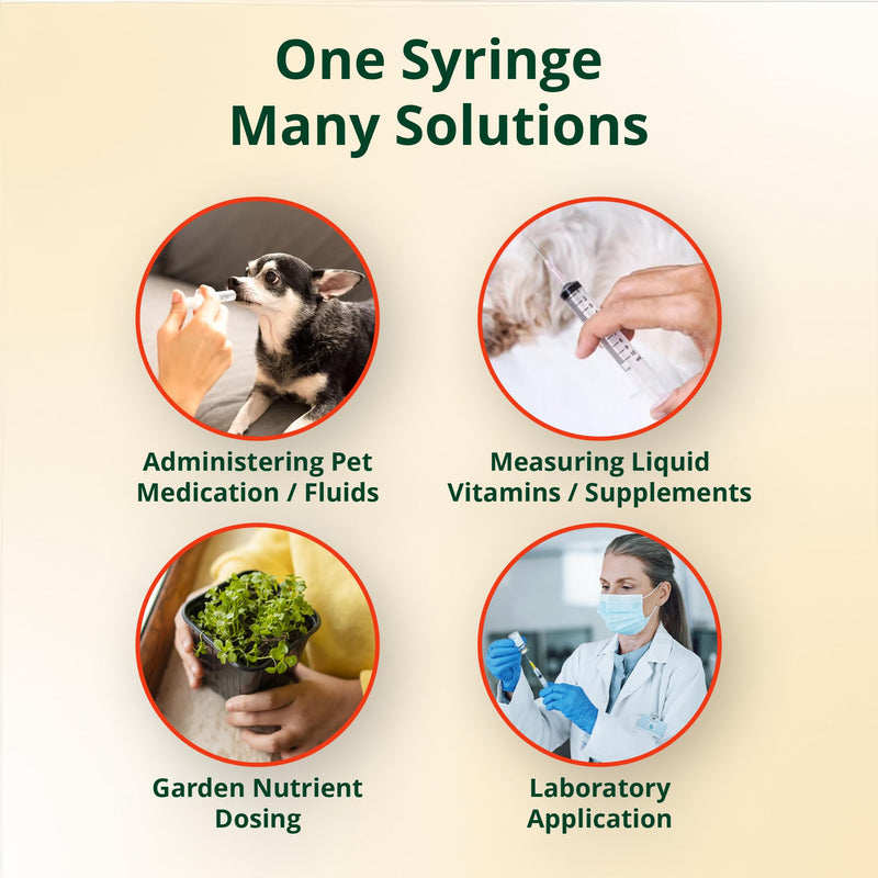 Elimedical Veterinary Syringe with Needle, Luer Lock 3cc (3ml), 25G x 5/8 inch (16mm), Individually Sealed, 100 per box, 03LT2516