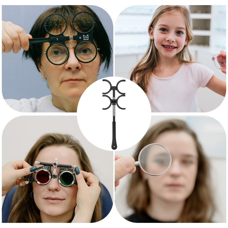 [Australia - AusPower] - Scicalife Optical Flipper, Optometry Plastic Flip, Trial Lens Optometry Instrument Flip for Near Vision Amblyopia Confirmation Test (Black) 