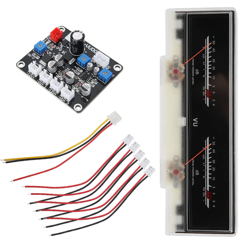 [Australia - AusPower] - VU Meter with DB Level Display, 6.1 inch, Backlight Driver Board for Audio Testing, DIY Home Car Amplifier 