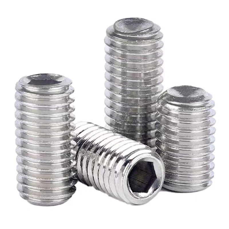[Australia - AusPower] - M4-0.7 x 10mm Hex Socket Set Grub Screws,Headless Cup Point,Flat Point Grub Bolt,Internal Hex Drive,304 Stainless Steel,Headless Concave End,Metric External Thread,for Towel Rack Door Knob 100 Pcs M4-0.7 x 10mm(100 Pcs) 