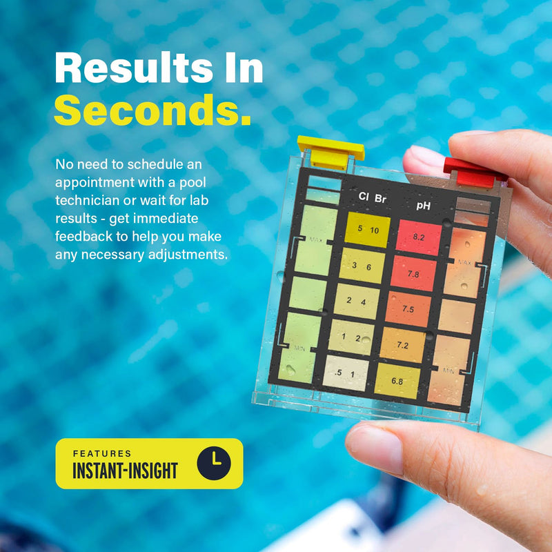 Lupo 3-in-1 Pool Test Kit | Pool Testing Kit for Residential Swimming Pools & Spas for Testing Total Chlorine, Total Bromine & pH | Pool Chemical Test for Quick & Accurate At-Home Pool Water Testing 3-in-1 Test Kit