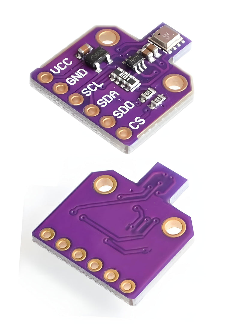[Australia - AusPower] - 2Pcs BME680 CJMCU-680 Temperature and Humidity Pressure Sensor Module, Low Power Gas, Ultra-Low Pressure Sensor, Height Development Board 