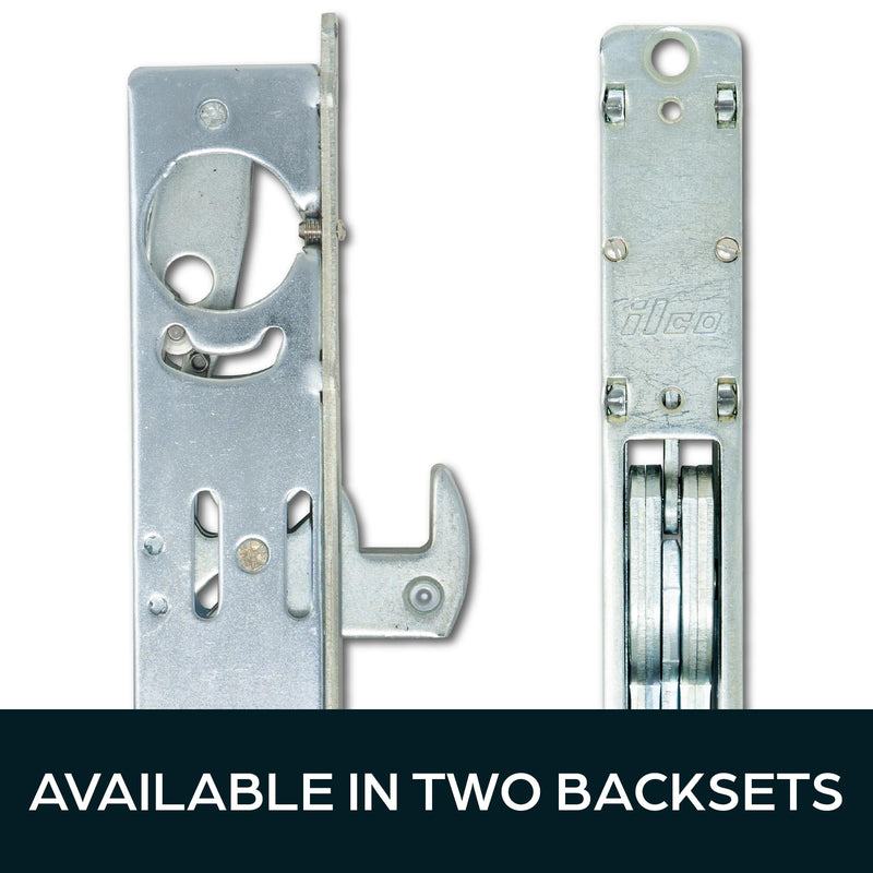 Summit DOORWARE Mortise Cylinder Hook Bolt with Keys | Adams Rite Style Door Lock Replacement Parts | Mortise Lock with Thumbturn Cylinder | Replacement for MS1850S-X5X Locks | Duronotic Finish 1-1/8" Backset