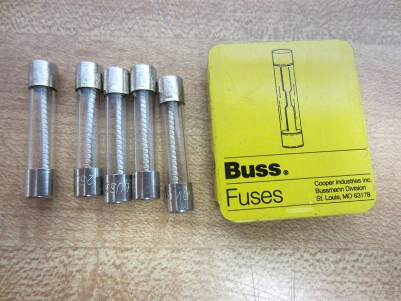 [Australia - AusPower] - Bussmann MDL-3 Buss Fuse 3A 250V MDL3 (Pack of 5) 