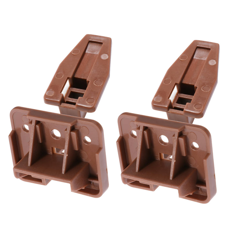 [Australia - AusPower] - 10PCS Drawer Slide Track Guide Glide for Center Mount Drawer for Dressers and for Nightstand for Kenlin for Rite-Trak 1 Drawer Systems (Please Check The Size Before Purchasing) 10Pcs 