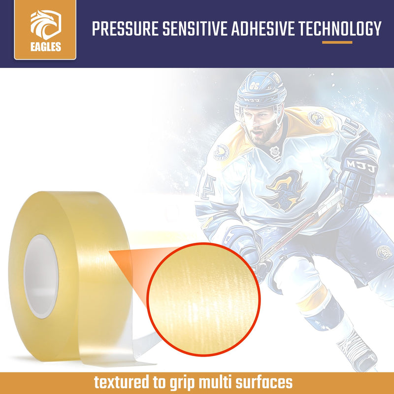 EAGLES 2 Pack and 1 Pack Clear Hockey Tape