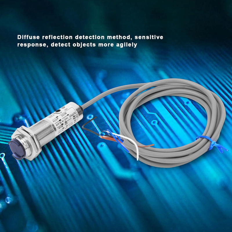 [Australia - AusPower] - Proximity Sensors CDD-40N 18MM 4 Wire Inductive Proximity Sensor Detection Switch NPN DC12-24V 10-30mm Sensing Dist,Fiber Optic Sensor 