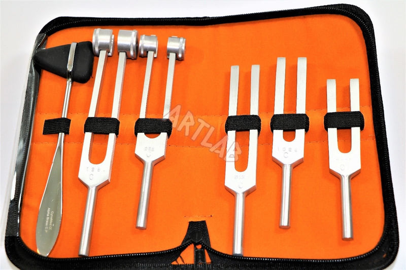 [Australia - AusPower] - Tuning Fork Set of 5 Taylor Hammer Diagnostic instruments CYNAMED 