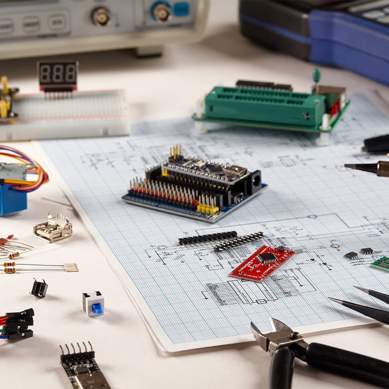[Australia - AusPower] - PATIKIL Universal IC Test ZIF Socket 14 Pin 2.54mm Pitch for Microcontroller, Chip, Breadboard, Program IC's, 4 Pack 