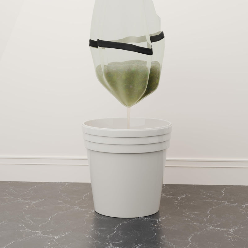 [Australia - AusPower] - Bubble Bag - 11 Litre / 3 Gallon 220 Micron All-Mesh Zip Filter Bag 20 x 30 cm for Bubble Machine - Perfect for Herb Extraction | Essential Oils | Coffee & Beer Brewing 