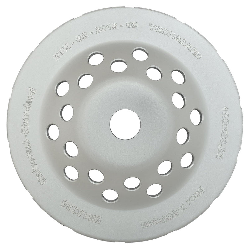 TRONGAARD Diamond Grinding Disc / Cup Wheel 180 mm / 22.23 mm / 30 mm Double Row