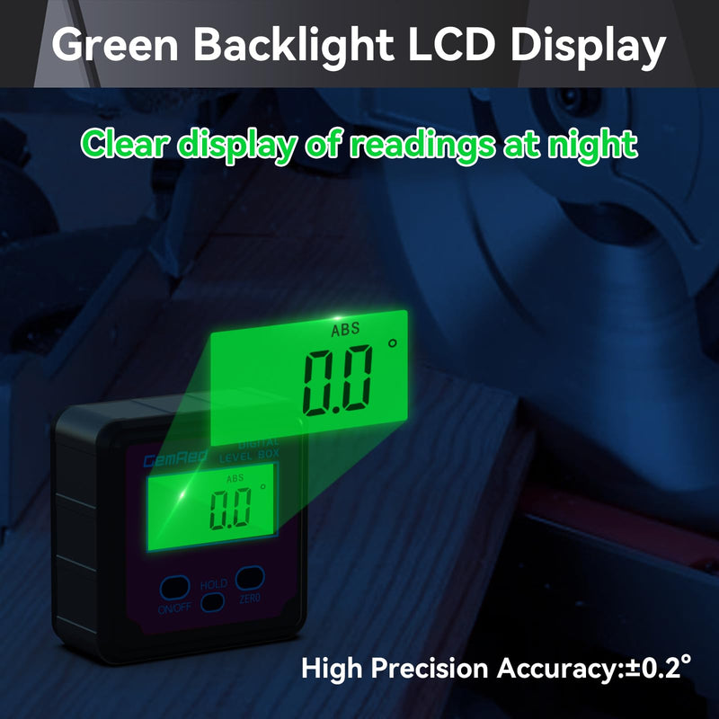 [Australia - AusPower] - GemRed Digital Angle Gauge (Aluminum-with Hold Function) 