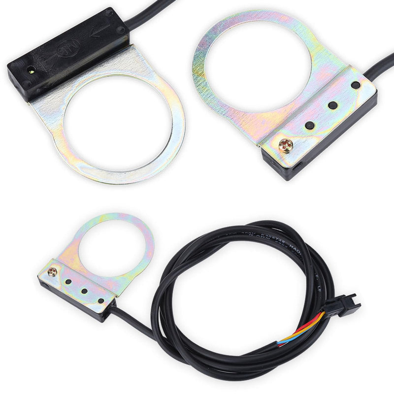 [Australia - AusPower] - 2.56in Pedal Assist Sensor, 12 Magnets Electric Bikes Sensor, Steel Integrated Pedal Sensor, PAS System Speed Sensor Cycling Accessories for Electric Mountain Bike 