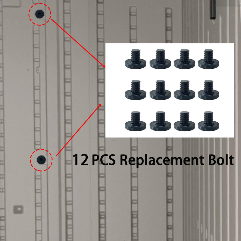 [Australia - AusPower] - 12 PCS Replacement Bolt Compatible with Suncast Storage Sheds, Accessory Bolt for Suncast Sheds, Storage Sheds Replacement Screws (Screwdriver is not Included) 12 