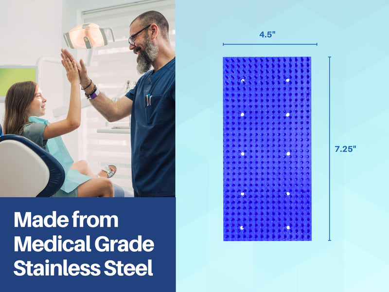 [Australia - AusPower] - Silicone Mat for Cassette of 10 Blue for Autoclave Sterilization Cassette Tray Surgical Dental by Artman Instruments 