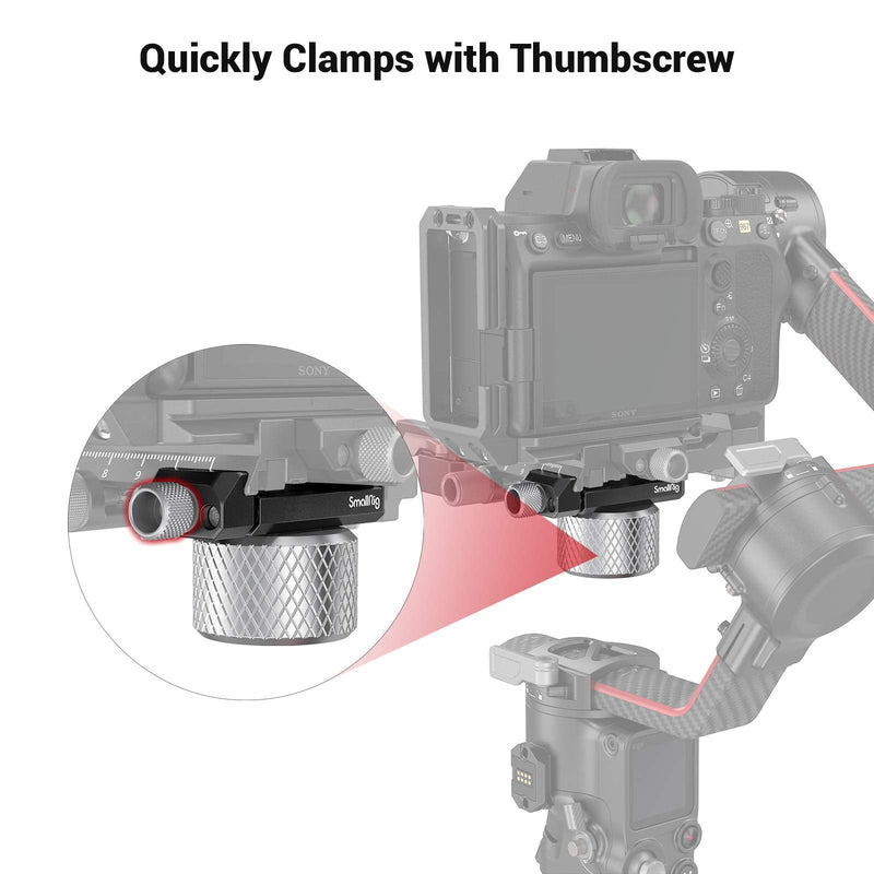 [Australia - AusPower] - SMALLRIG Counterweight Kit Compatible with DJI RS2/RSC2/RS 3/RS 3 Pro and for Zhiyun Crane 2S/3S/Weebill S and for Moza Air 2/AirCross 2 Gimbal Stabilizers - 3125 