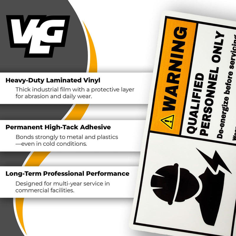 Forklift Safety Labels Kit – ANSI Z535 Style Warning Decals – Tip-Over, Seatbelt, No Riders, Capacity Limit & Fork Height – Industrial Vinyl – 3.5 x 7 Inch – 5 Pack