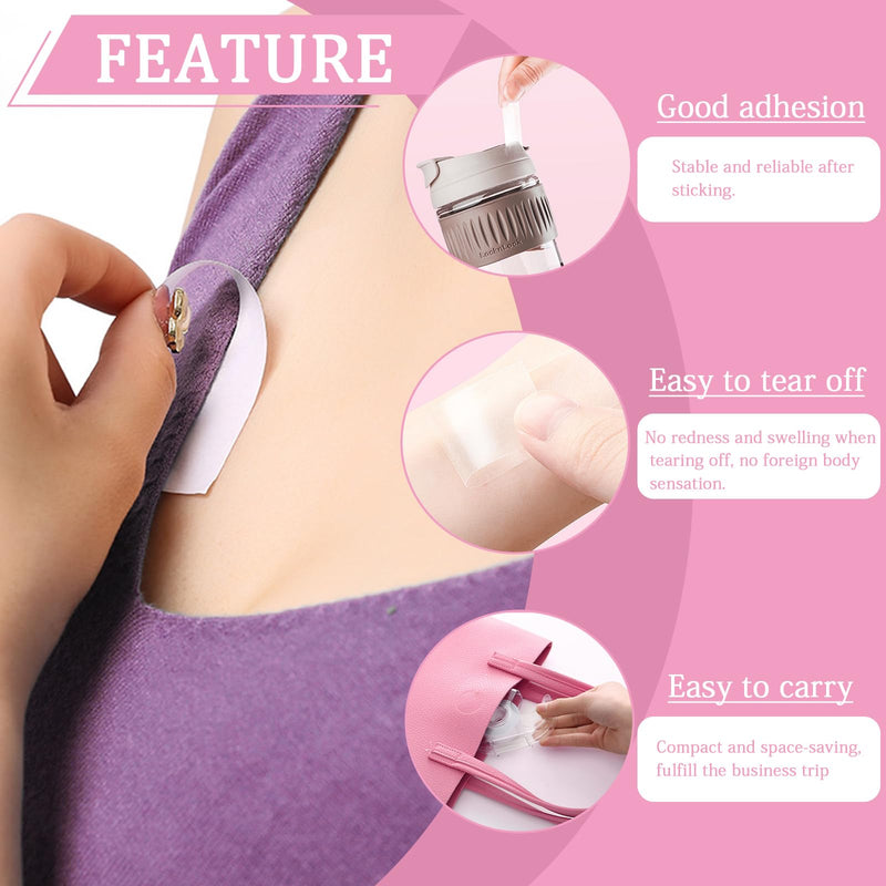 6 Rolls Double Sided Fashion Tape with Dispenser, Clear Body Tape for Skin, Clothing Tape to Keep Clothes in Place, Invisible Fabric Hem Tape for Dress Bra Women (19.6 Ft)