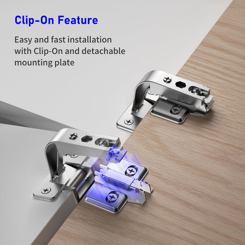 Burks 2 Pack Lazy Susan Hinge 90 Degree Pie Cut Bifold Cabinet Door Hinge Corner Cabinet Hinge | Like-for-like replacement for Grass, Mepla, M&B, Corner bifold kitchen cabinet door use, Screws and Instructions Included