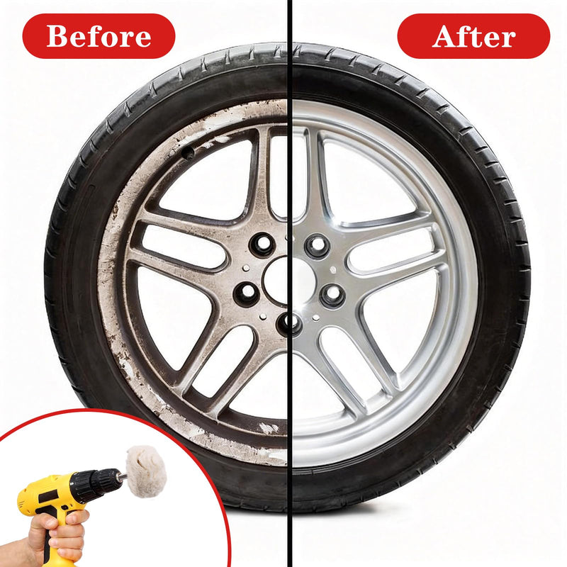 [Australia - AusPower] - Tnisesm 15Pcs Buffing Wheel Kits,Polishing Wheels Buffing Pads for Drill for Metal Aluminum,Stainless Steel, Chrome, Jewelry, Wood, Plastic, Ceramic, Glass,etc 15 