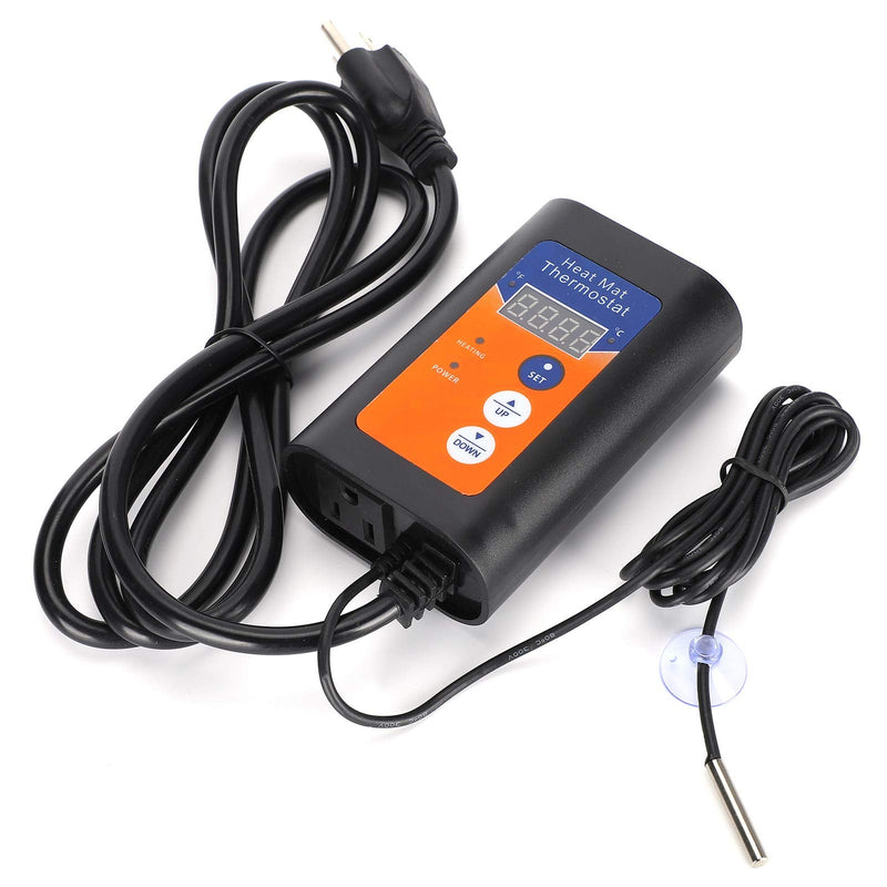 [Australia - AusPower] - LiebeWH Digital Temperature Controller 1000W with LCD Display for Reptile Terrarium and Home Brewing 