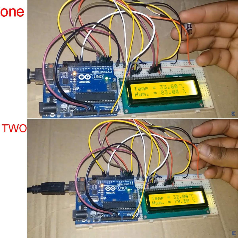 [Australia - AusPower] - DAOKI 2.5V-5V SHT31 Temperature and Humidity Sensor Module Digital Output Temperature and Humidity Sensor Module IIC I2C Interface 3.3V GY-SHT31-D with Male and Female Dupont Cables for Arduino 