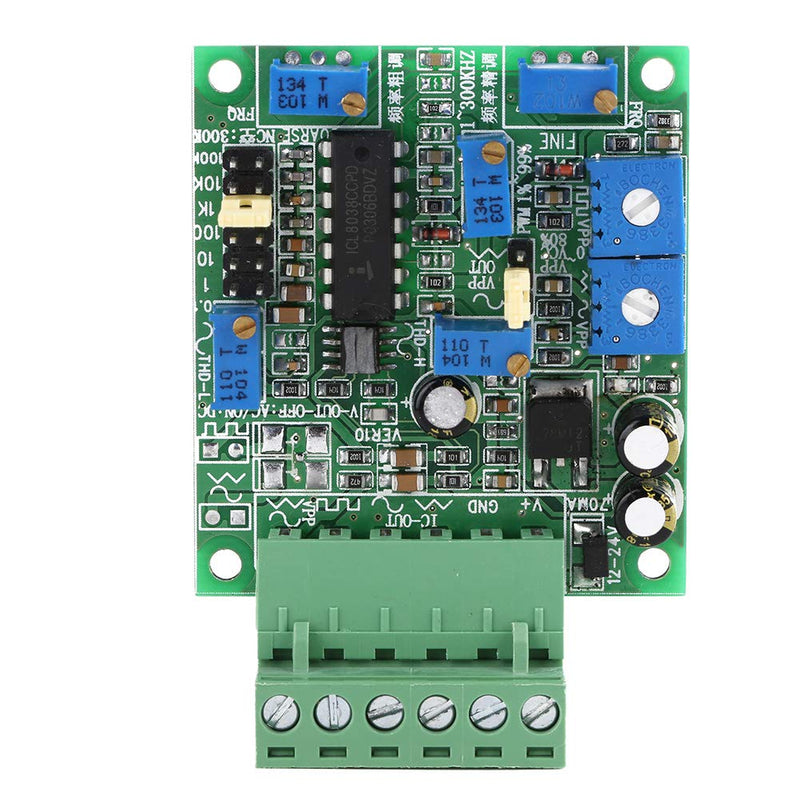 [Australia - AusPower] - SG-8038 Signal Generator Sine Triangle Square Wave Signal Generator DC 12-24V 1HZ-350KHZ Adjustable PWM Pulse Module,Signal Generator 
