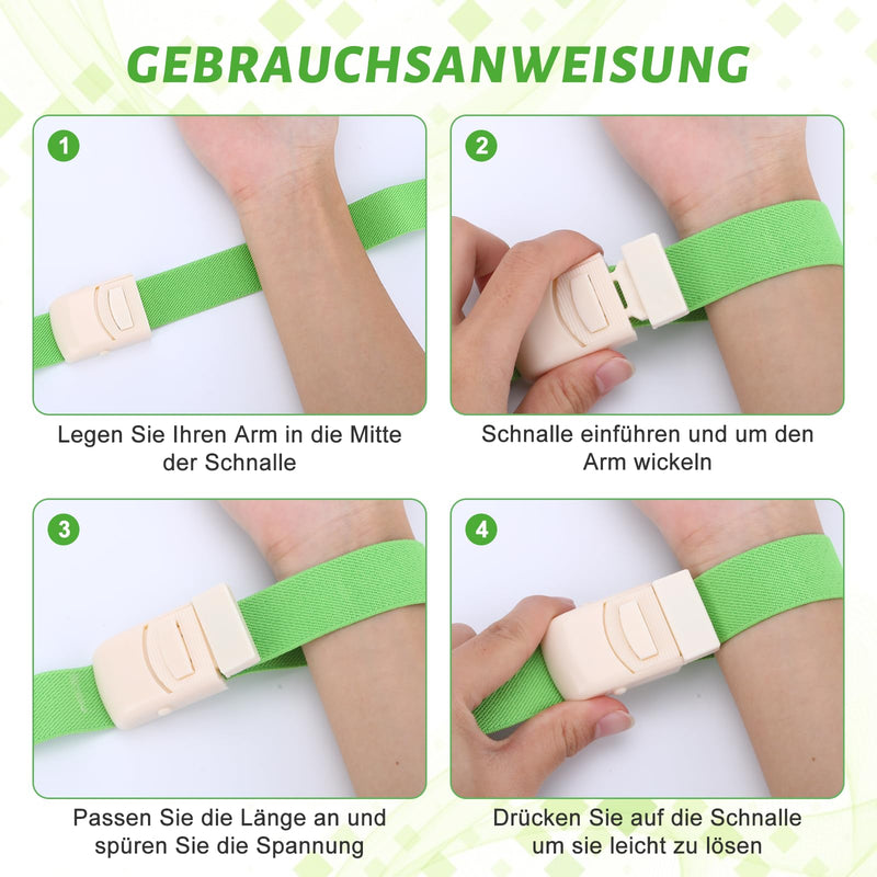 Pack of 6 Storage Tubes, Blood Collection, Tourniquet, Tactical Medical Kit, Clip-on Tourniquet, Outdoor Sports, Medical First Aid, Medical Safety at Home