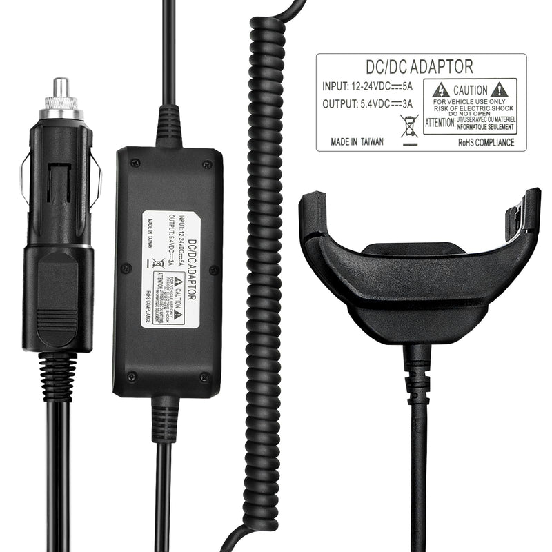 [Australia - AusPower] - Fast Car Scanner Charger Cable for Zebra TC51, TC52, TC56, TC57, TC57X, TC510K, TC520K, TC56CJ, TC57HO Handheld Barcode Scanners, 5.4V 3A Battery Charger 