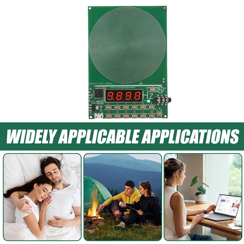 Schumann Resonance Generator 7.83 Hz: Schumann Resonance Sine Wave Generator with Display and USB Port, Adjustable Ultra Low Frequency Pulse Generator for Sleep and Relaxation