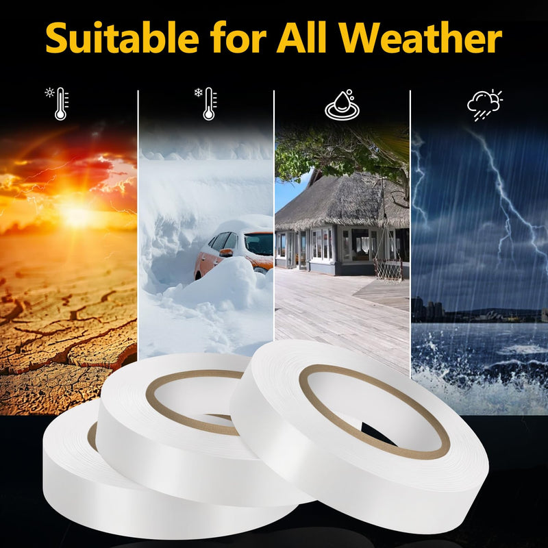 Eliamo 5 Pack White Electrical Tape,High Temp Waterproof Insulating Tape,0.7 inch Wide x 66FT Long, Flame Retardant for Home DIY & Industrial Electrical Repairs