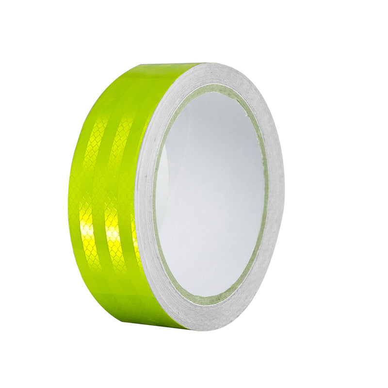[Australia - AusPower] - 2 Inch X 30 FT Reflective Tape Outdoor Waterproof DOT-C2 Fade Resistant Fluorescent Green Reflective Tape Strong Adhesive Safety Warning Tape Reflector Conspicuity Tape for Trailer Trucks Bikes 2IN x 30FT 