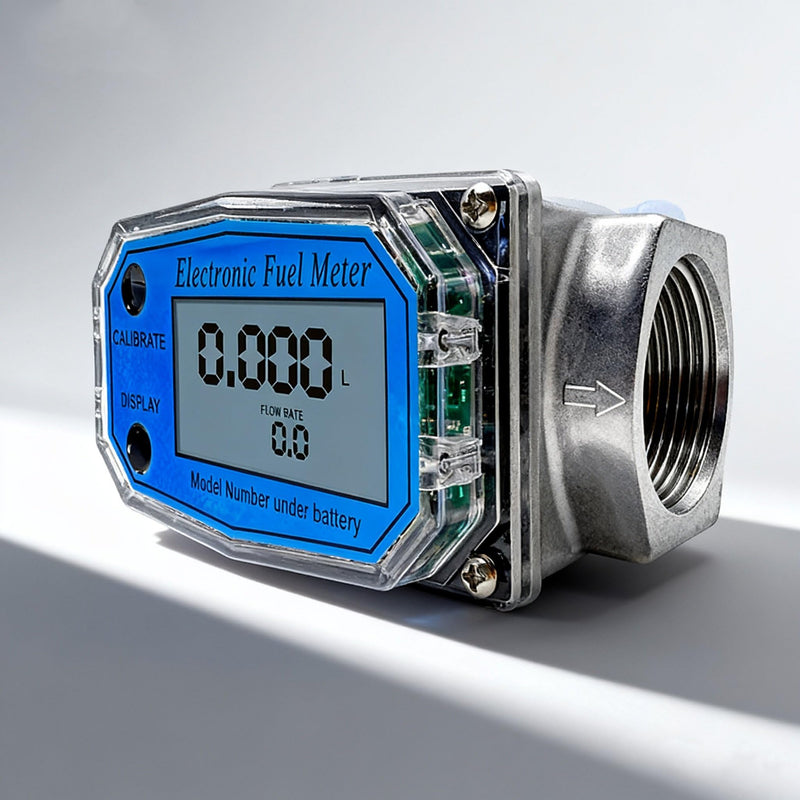 [Australia - AusPower] - 1 inch Water Flow Meter 2.6-26 GPM Thread Turbine Flowmeter ±1% Accuracy for Measure Water 1inch 