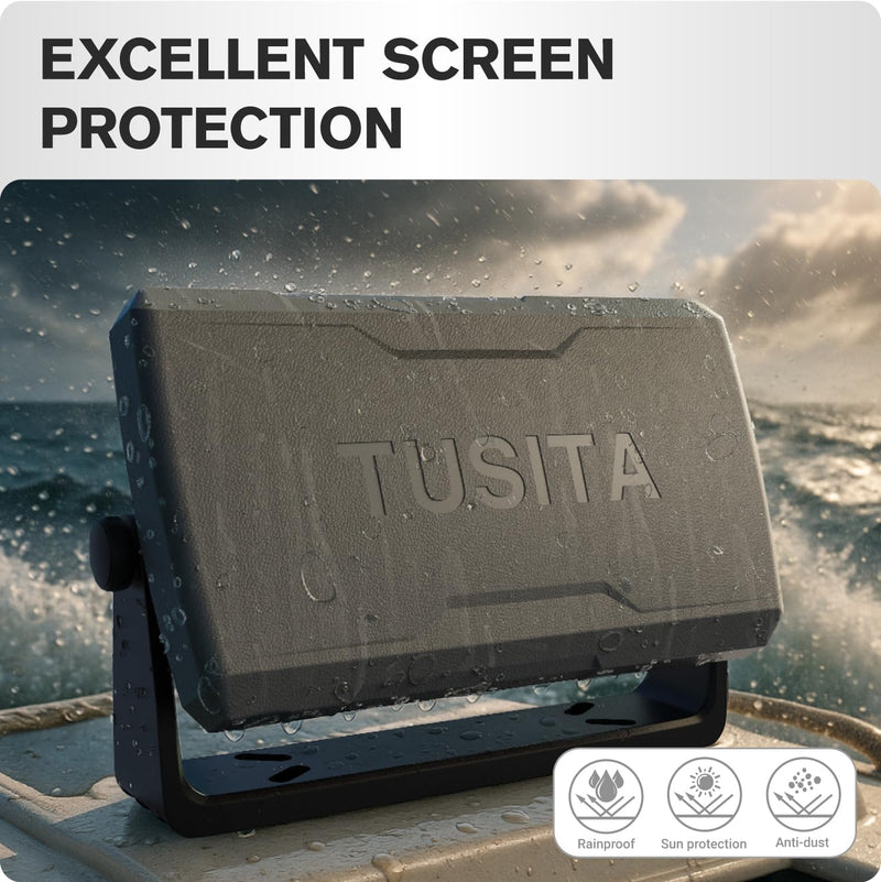 TUSITA 010-13132-00 Sun Cover Compatible with Garmin Striker Plus 9sv | Vivid 9sv Fishfinder