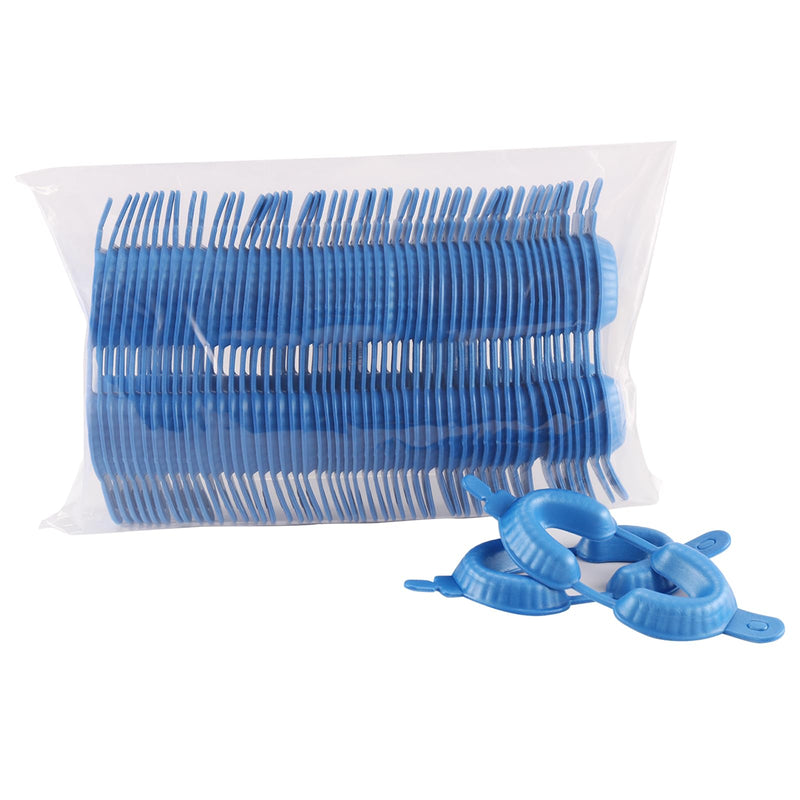 [Australia - AusPower] - JMU 50 Pairs Disposable Dental Fluoride Trays, Dual Arch Fluorinated Foam Tray Large 