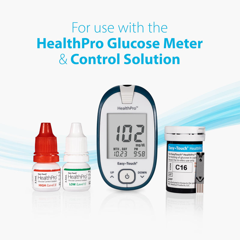 [Australia - AusPower] - Easy Touch HealthPro Glucose Test Strips (50ct) 